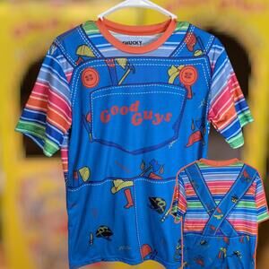Chucky Childs Play Horror Movie Good Guys Costume AOP All Over Print T-Shirt XS